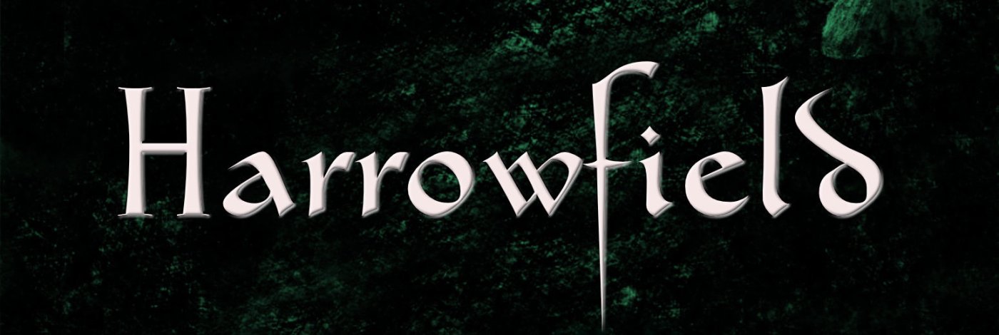 Banner showing just 'Harrowfield' as text
